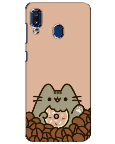 Чехол для Samsung Galaxy a20 2019 (A205F) с картинкой «Кофейный Пушин»