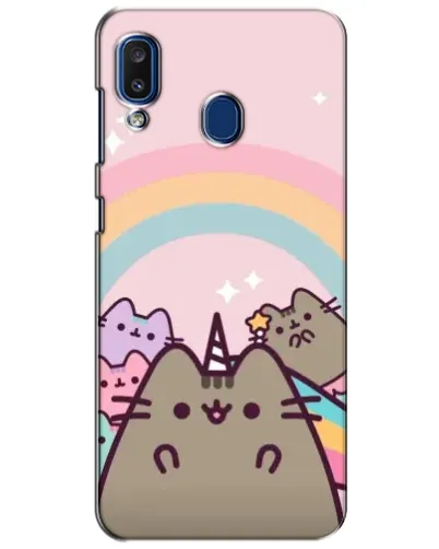 Чехол для Samsung Galaxy a20 2019 (A205F) с картинкой «Единорог Pusheen»