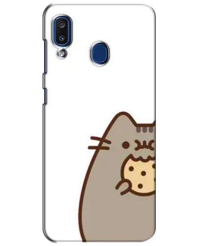 Чехол для Samsung Galaxy a20 2019 (A205F) с картинкой «Пушин с печеньем»