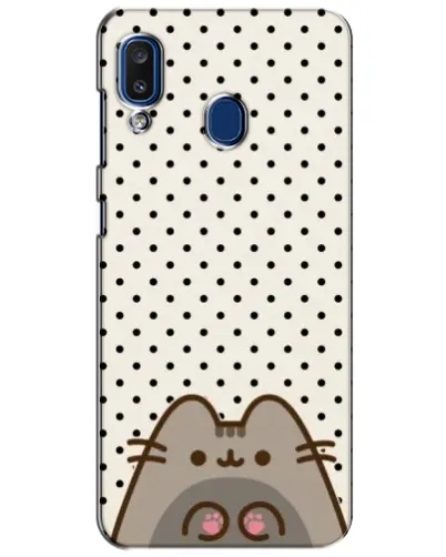 Чехол для Samsung Galaxy a20 2019 (A205F) с картинкой «Пушин в горошек»
