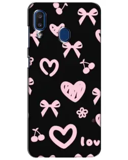Чохол для Samsung Galaxy a20 2019 (A205F) з картинкою «Сатиновий бант»