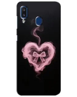 Чохол для Samsung Galaxy a20 2019 (A205F) з картинкою «Димчасте серце»