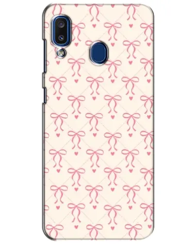 Чохол для Samsung Galaxy a20 2019 (A205F) з картинкою «Рожеві бантики Coquette» Чохол для Samsung Galaxy a20 2019 (A205F) з картинкою «Рожеві бантики Coquette»
