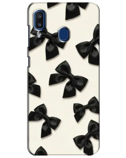 Чохол для Samsung Galaxy a20 2019 (A205F) з картинкою «Чорні бантики» Чохол для Samsung Galaxy a20 2019 (A205F) з картинкою «Чорні бантики»