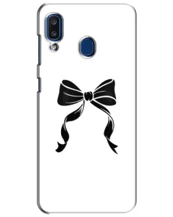 Чохол для Samsung Galaxy a20 2019 (A205F) з картинкою «Класичний бант»
