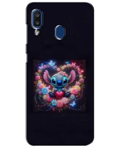 Чехол для Samsung Galaxy a20 2019 (A205F) с картинкой «Stitch в цветах» Чехол для Samsung Galaxy a20 2019 (A205F) с картинкой «Stitch в цветах»