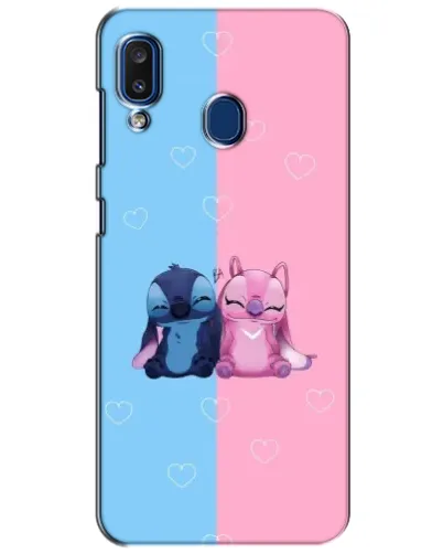 Чехол для Samsung Galaxy a20 2019 (A205F) с картинкой «Stitch и Angel Love» Чехол для Samsung Galaxy a20 2019 (A205F) с картинкой «Stitch и Angel Love»
