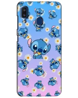 Чехол для Samsung Galaxy a20 2019 (A205F) с картинкой «Паттерн со Стичем»