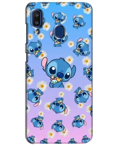 Чехол для Samsung Galaxy a20 2019 (A205F) с картинкой «Паттерн со Стичем» Чехол для Samsung Galaxy a20 2019 (A205F) с картинкой «Паттерн со Стичем»