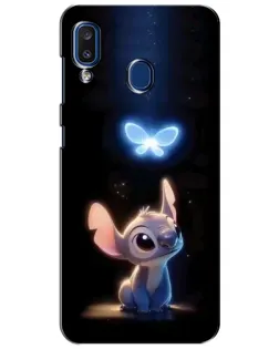 Чехол для Samsung Galaxy a20 2019 (A205F) с картинкой «Сияющий Стич»