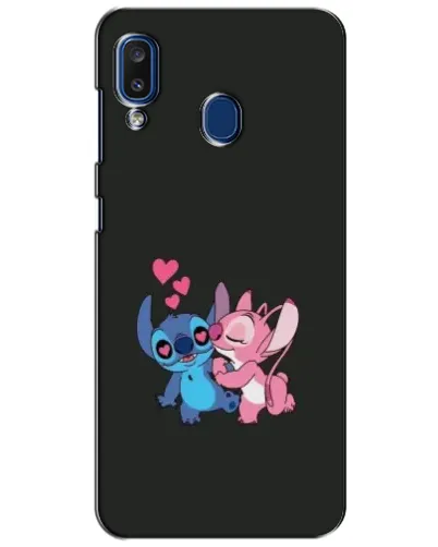 Чехол для Samsung Galaxy a20 2019 (A205F) с картинкой «Анжел целует Стича» Чехол для Samsung Galaxy a20 2019 (A205F) с картинкой «Анжел целует Стича»