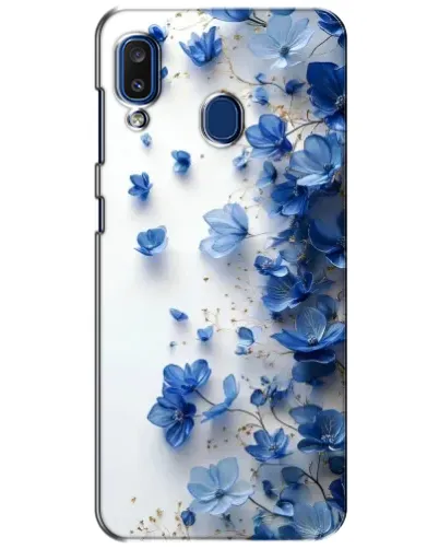Чохол для Samsung Galaxy a20 2019 (A205F) з картинкою «Блакитний квітковий каскад» Чохол для Samsung Galaxy a20 2019 (A205F) з картинкою «Блакитний квітковий каскад»