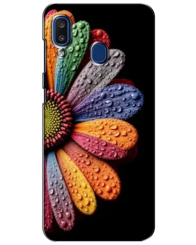 Чохол для Samsung Galaxy a20 2019 (A205F) з картинкою «Райдужна квітка» Чохол для Samsung Galaxy a20 2019 (A205F) з картинкою «Райдужна квітка»