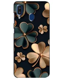 Чохол для Samsung Galaxy a20 2019 (A205F) з картинкою «Конюшина в золоті»