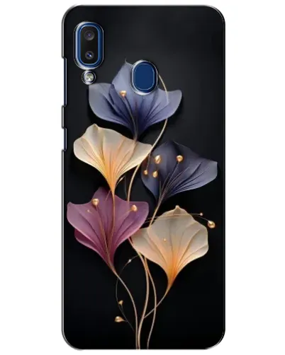 Чохол для Samsung Galaxy a20 2019 (A205F) з картинкою «Лілові квіти грації» Чохол для Samsung Galaxy a20 2019 (A205F) з картинкою «Лілові квіти грації»