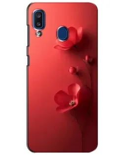 Чохол для Samsung Galaxy a20 2019 (A205F) з картинкою «Макові суцвіття»
