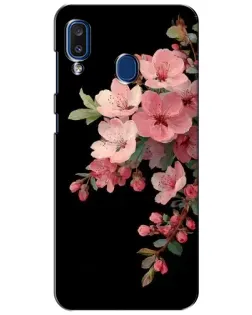 Чохол для Samsung Galaxy a20 2019 (A205F) з картинкою «Рожева гілка сакури»