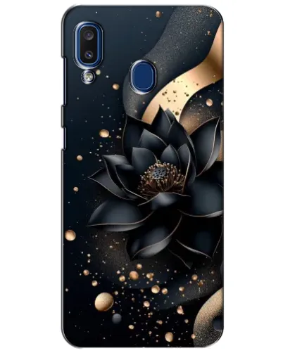 Чохол для Samsung Galaxy a20 2019 (A205F) з картинкою «Чорний лотос» Чохол для Samsung Galaxy a20 2019 (A205F) з картинкою «Чорний лотос»