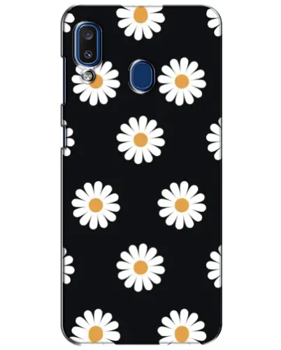 Чохол для Samsung Galaxy a20 2019 (A205F) з картинкою «Ромашки на чорному» Чохол для Samsung Galaxy a20 2019 (A205F) з картинкою «Ромашки на чорному»