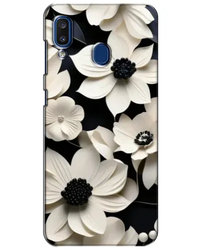 Чохол для Samsung Galaxy a20 2019 (A205F) з картинкою «Об'ємні білі квіти» Чохол для Samsung Galaxy a20 2019 (A205F) з картинкою «Об'ємні білі квіти»