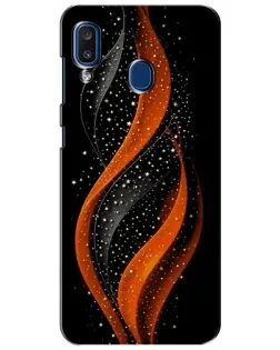 Чохол для Samsung Galaxy a20 2019 (A205F) з картинкою «Вогняна зоряна хвиля»