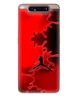 Чохол для Samsung Galaxy a80 2019 ( A805F ) з картинкою «Jordan Red Smoke» Чохол для Samsung Galaxy a80 2019 ( A805F ) з картинкою «Jordan Red Smoke»