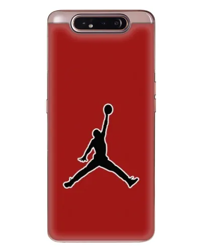 Чехол для Samsung Galaxy a80 2019 ( A805F ) с картинкой «Jordan Red Back»