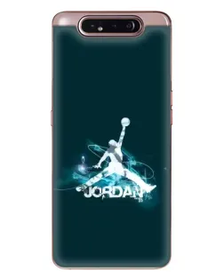 Чохол для Samsung Galaxy a80 2019 ( A805F ) з картинкою «Jordan Blue Fire» Чохол для Samsung Galaxy a80 2019 ( A805F ) з картинкою «Jordan Blue Fire»