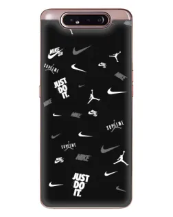 Чохол для Samsung Galaxy a80 2019 ( A805F ) з картинкою «Nike Black Pattern» Чохол для Samsung Galaxy a80 2019 ( A805F ) з картинкою «Nike Black Pattern»
