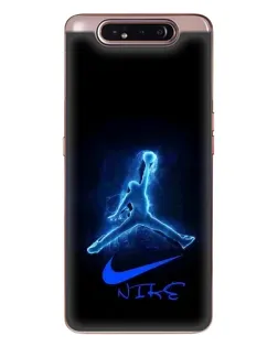 Чохол для Samsung Galaxy a80 2019 ( A805F ) з картинкою «Jordan Neon Blue» Чохол для Samsung Galaxy a80 2019 ( A805F ) з картинкою «Jordan Neon Blue»
