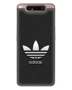 Чохол для Samsung Galaxy a80 2019 ( A805F ) з картинкою «Adidas Карбонова текстура»