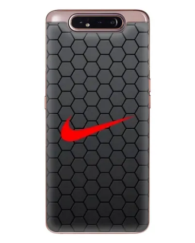 Чохол для Samsung Galaxy a80 2019 ( A805F ) з картинкою «Nike — карбонова сітка»
