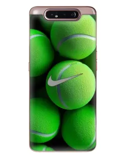 Чохол для Samsung Galaxy a80 2019 ( A805F ) з картинкою «Тенісні м'ячі Найк» Чохол для Samsung Galaxy a80 2019 ( A805F ) з картинкою «Тенісні м'ячі Найк»