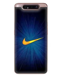 Чохол для Samsung Galaxy a80 2019 ( A805F ) з картинкою «Синій пульс Nike» Чохол для Samsung Galaxy a80 2019 ( A805F ) з картинкою «Синій пульс Nike»