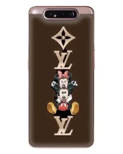 Чехол для Samsung Galaxy a80 2019 ( A805F ) с картинкой «LV и Микки Маус»