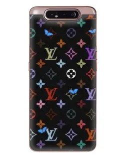 Чехол для Samsung Galaxy a80 2019 ( A805F ) с картинкой «Цветная монограмма LV»