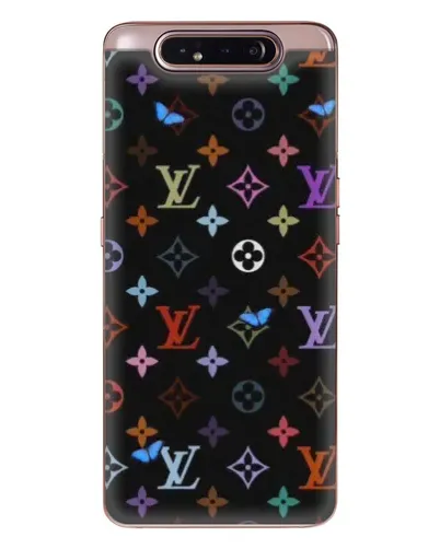 Чехол для Samsung Galaxy a80 2019 ( A805F ) с картинкой «Цветная монограмма LV»