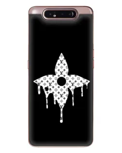 Чехол для Samsung Galaxy a80 2019 ( A805F ) с картинкой «Цветочная монограмма»