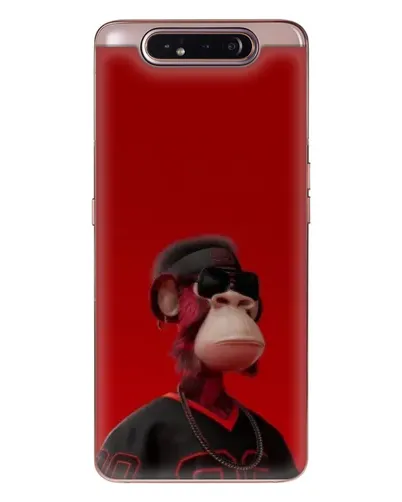 Чехол для Samsung Galaxy a80 2019 ( A805F ) с картинкой «Bored Ape в красном»