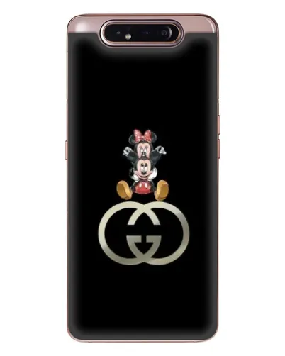 Чехол для Samsung Galaxy a80 2019 ( A805F ) с картинкой «Минни Маус на лого»
