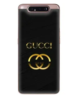 Чехол для Samsung Galaxy a80 2019 ( A805F ) с картинкой «Золотой логотип Gucci»