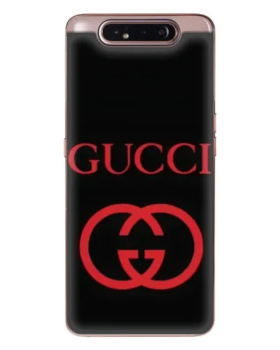 Чехол для Samsung Galaxy a80 2019 ( A805F ) с картинкой «Gucci — красный логотип»