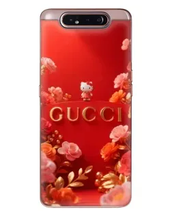 Чехол для Samsung Galaxy a80 2019 ( A805F ) с картинкой «Gucci — золотой сад»