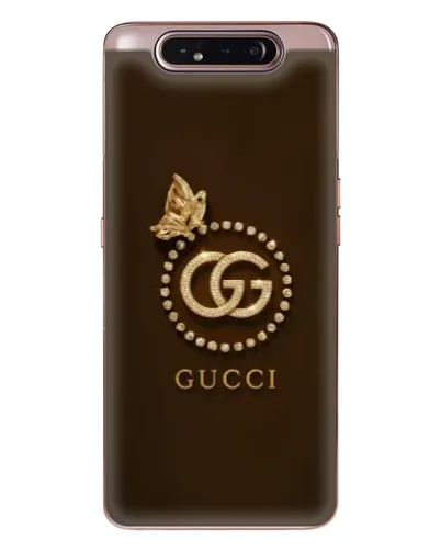 Чехол для Samsung Galaxy a80 2019 ( A805F ) с картинкой «Gucci — золотая бабочка»