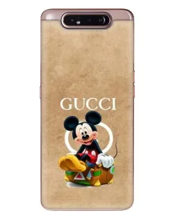 Чехол для Samsung Galaxy a80 2019 ( A805F ) с картинкой «Микки Маус Gucci — крафт»