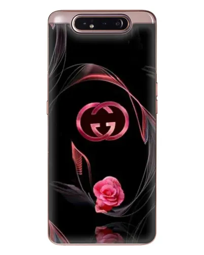Чехол для Samsung Galaxy a80 2019 ( A805F ) с картинкой «Gucci — неоновая роза»