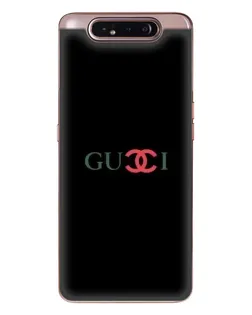 Чехол для Samsung Galaxy a80 2019 ( A805F ) с картинкой «Gucci — красный градиент»