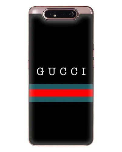 Чехол для Samsung Galaxy a80 2019 ( A805F ) с картинкой «Gucci — красный пояс»