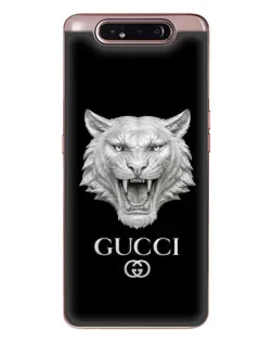Чехол для Samsung Galaxy a80 2019 ( A805F ) с картинкой «Gucci — серебряный лев»