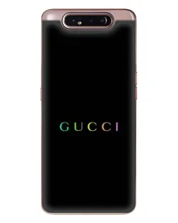 Чехол для Samsung Galaxy a80 2019 ( A805F ) с картинкой «Gucci — неоновый минимализм»